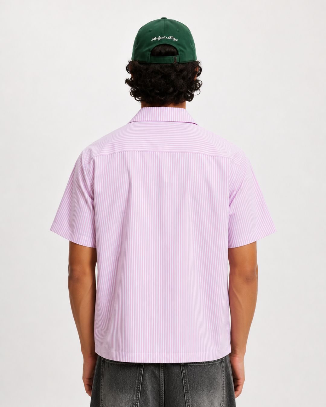 Purple Stripes Boxy Shirt