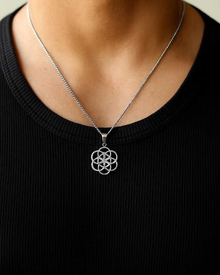Seed of Life Pendant With Chain