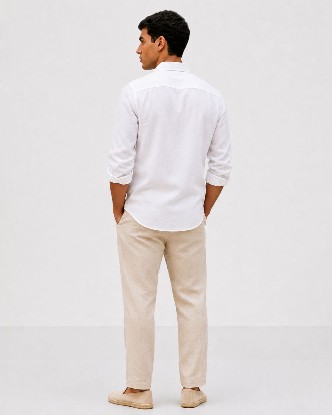White Beach Linen Shirt