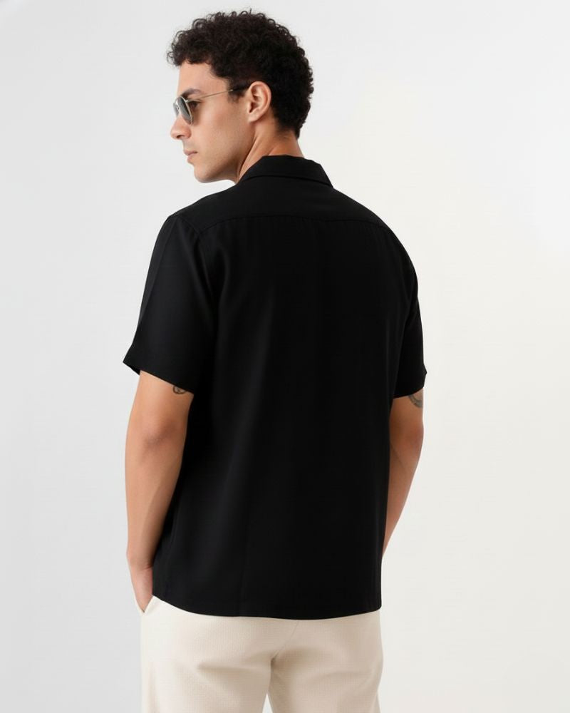 Ocean Art Black Shirt