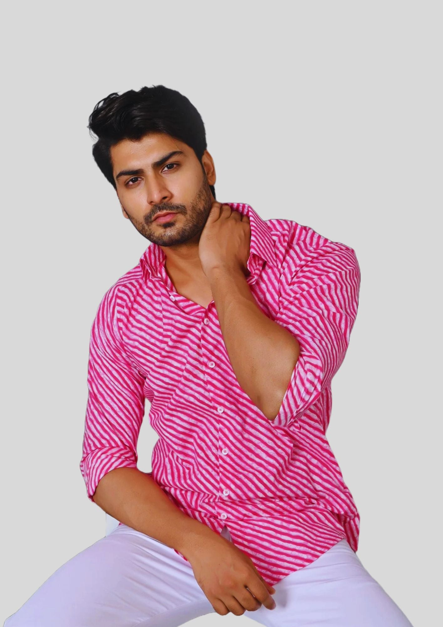 Pink Jaipuri Shirt