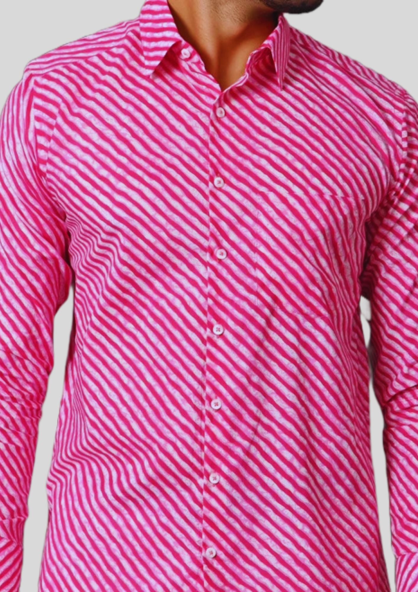 Pink Jaipuri Shirt
