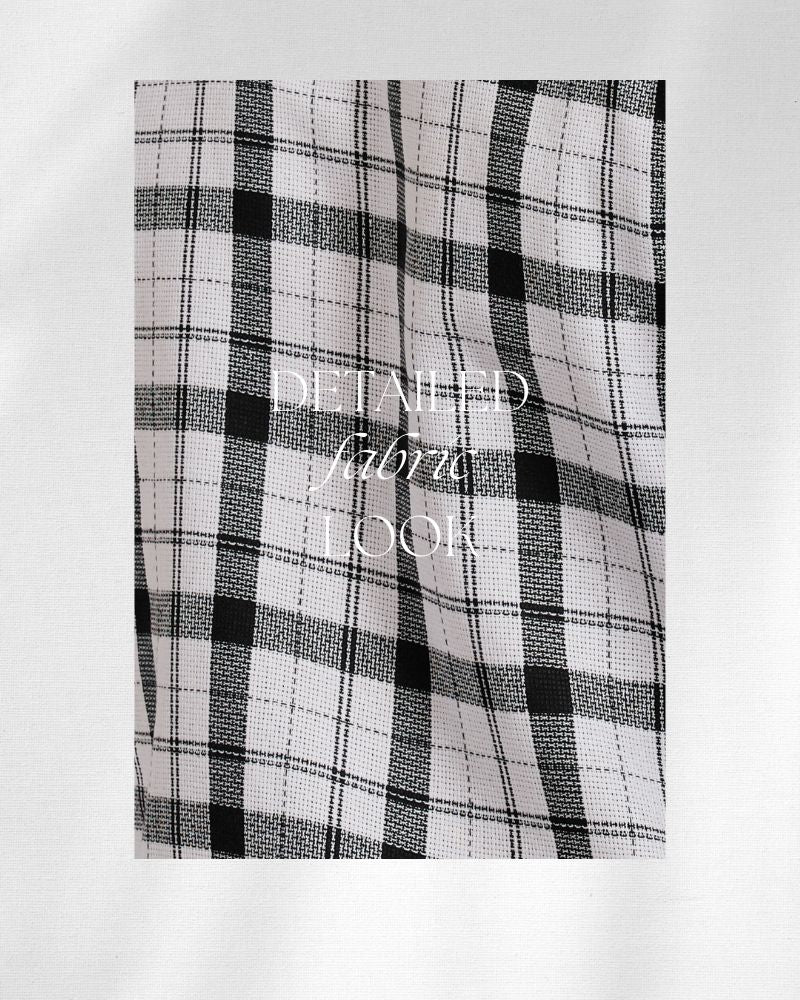 Multi-Checks B&W Shirt