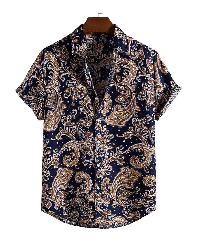 Ethnic Motifs Violet Shirt
