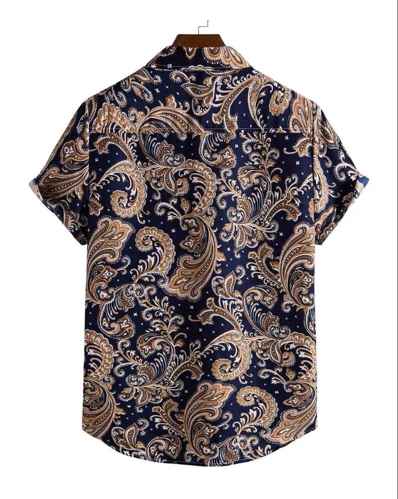 Ethnic Motifs Violet Shirt