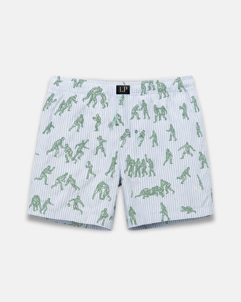 Rugby Print Stripes Boxer
