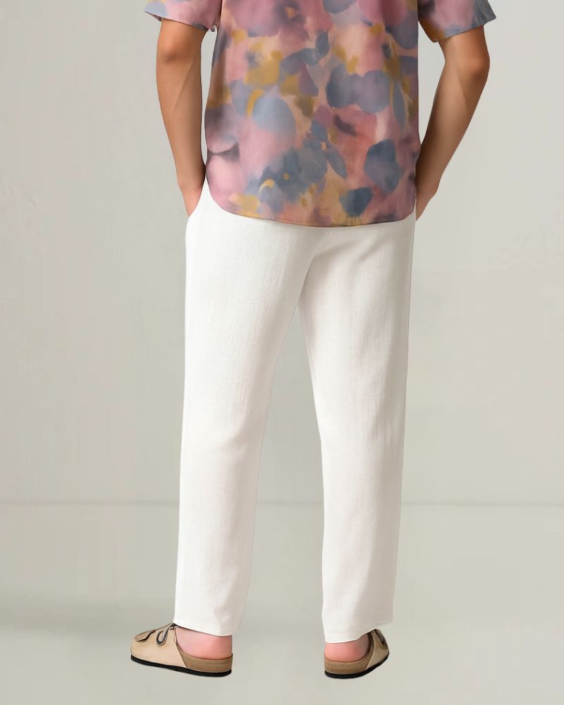 White Linen Pant
