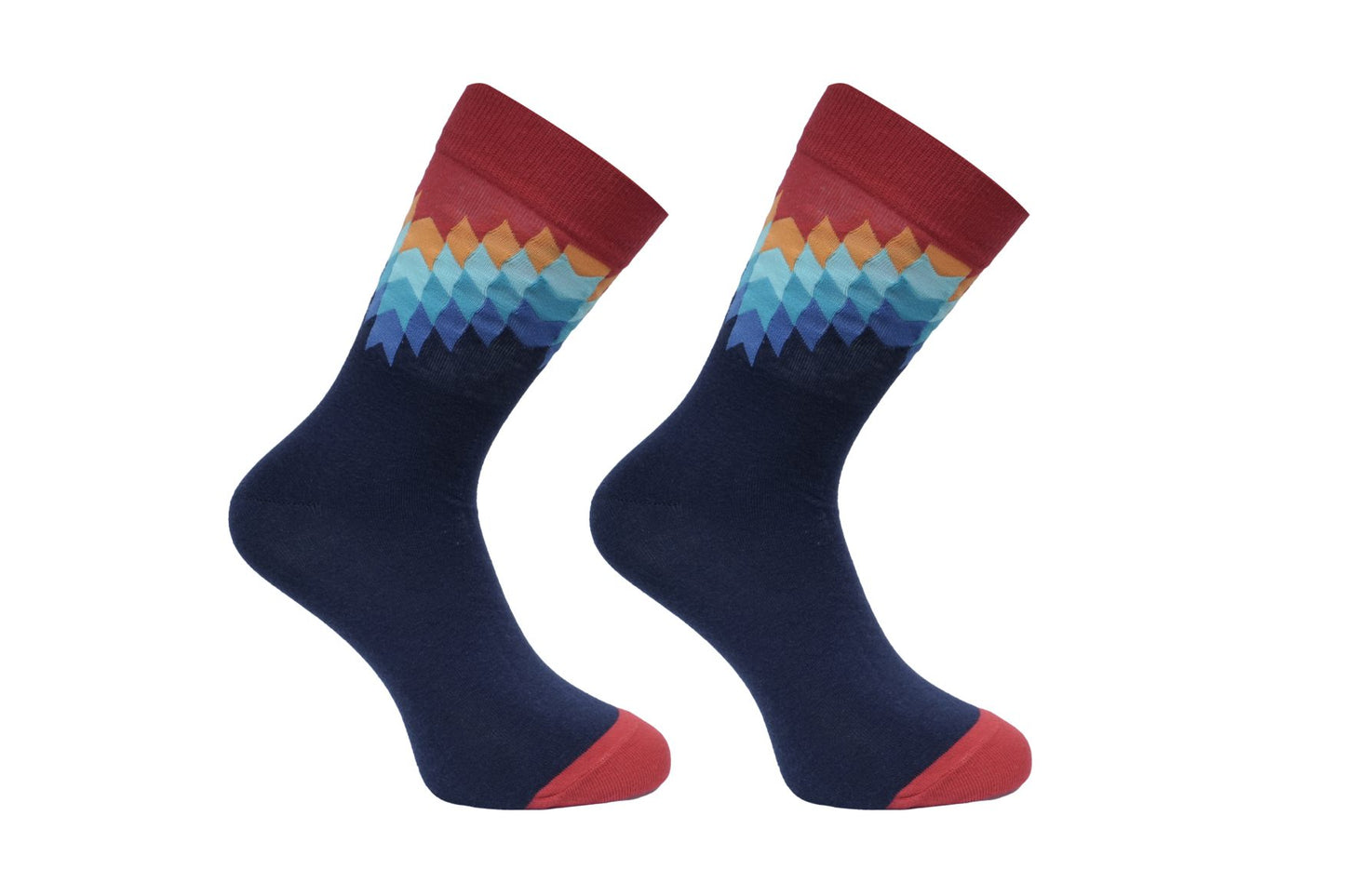 Colorful Waves Socks
