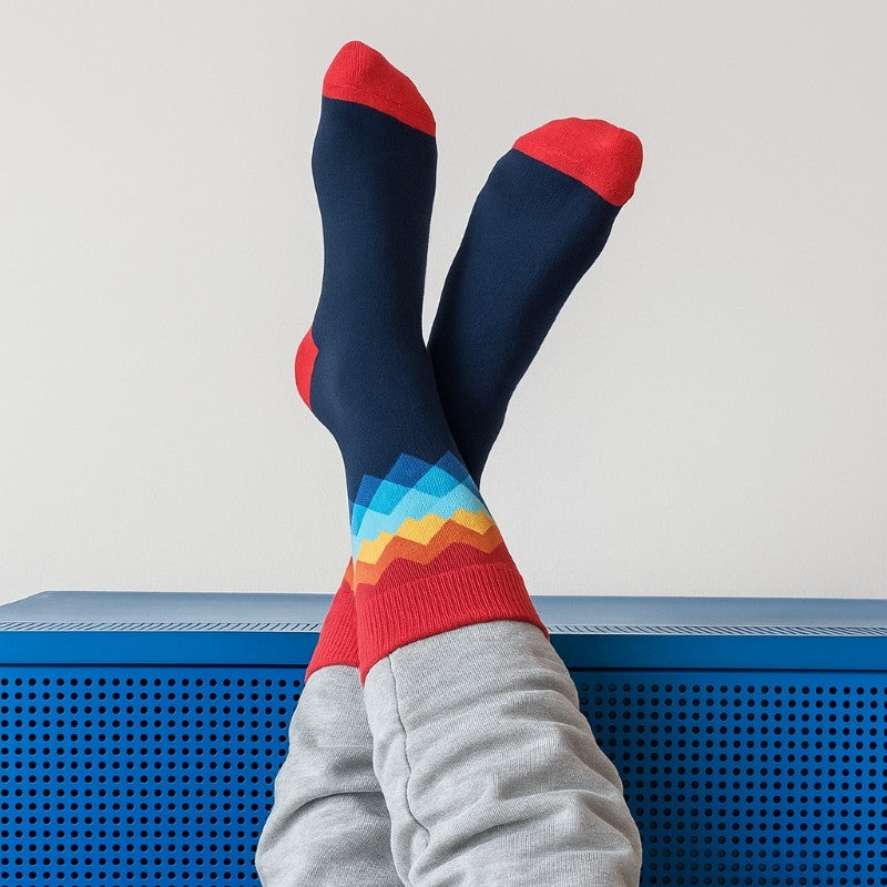 Colorful Waves Socks