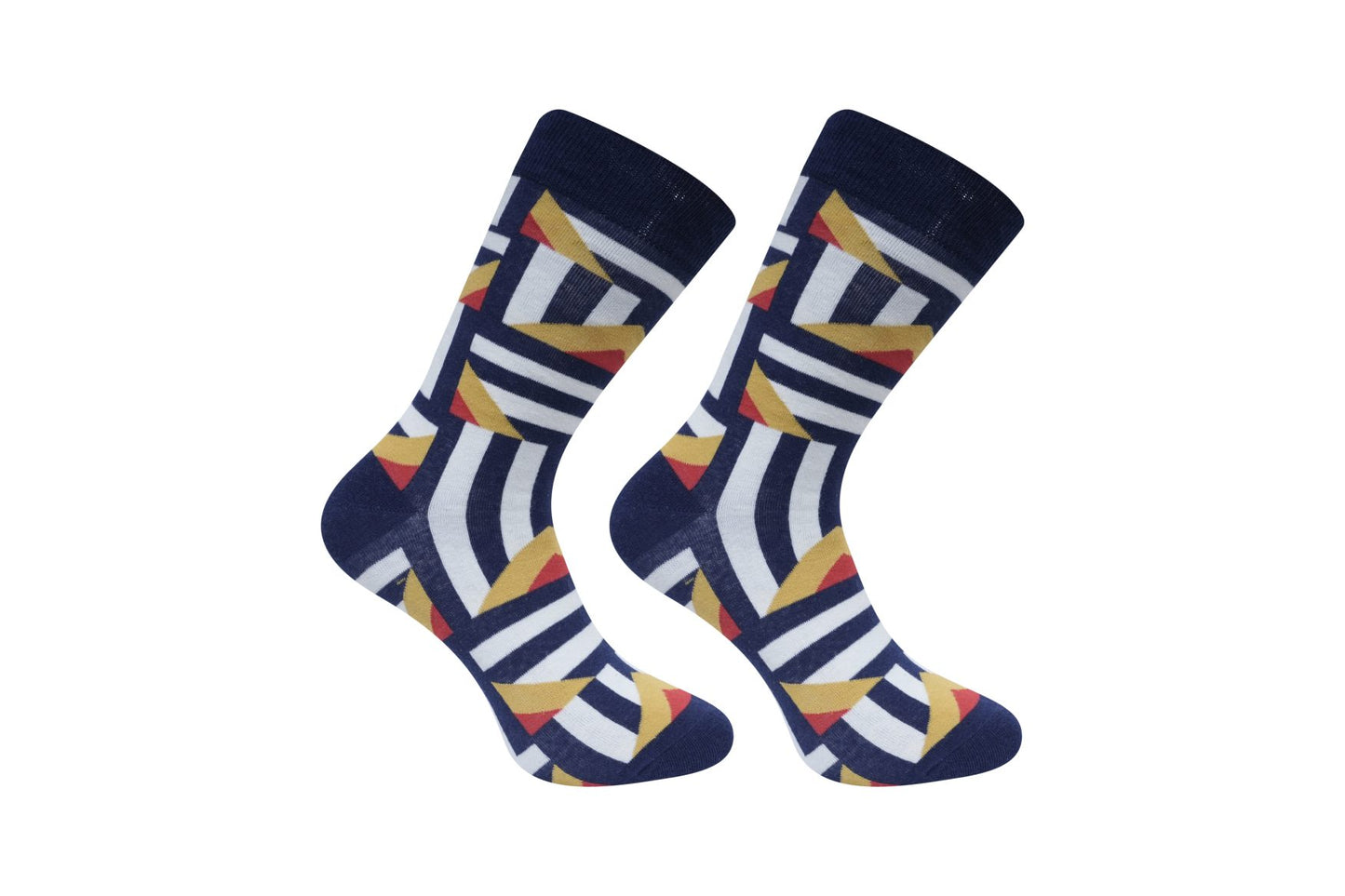 Abstract ZigZag Socks