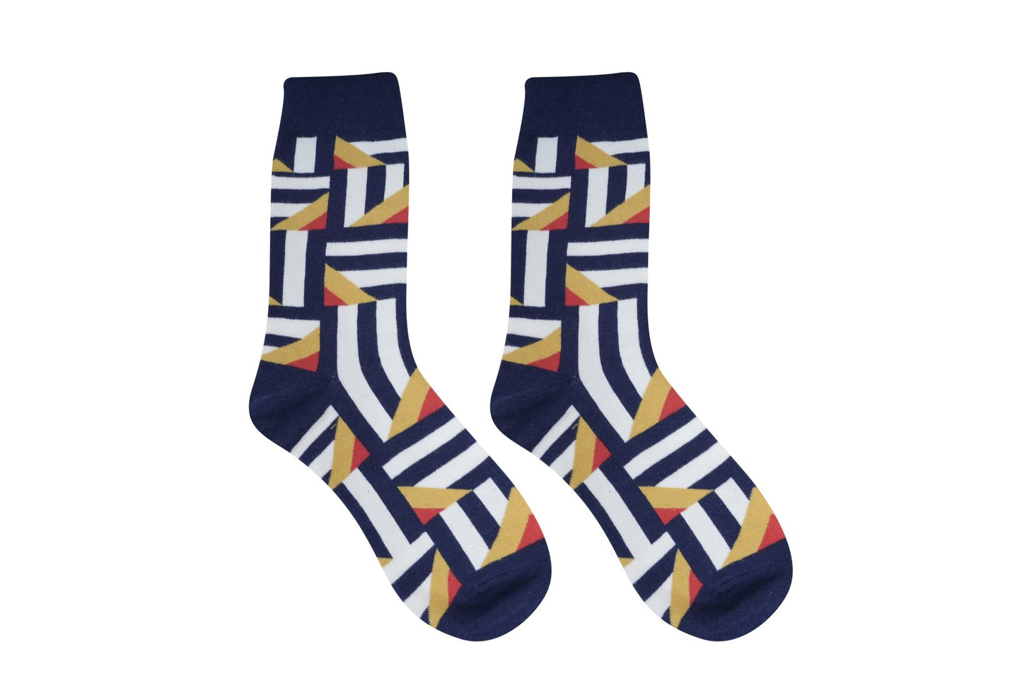 Abstract ZigZag Socks
