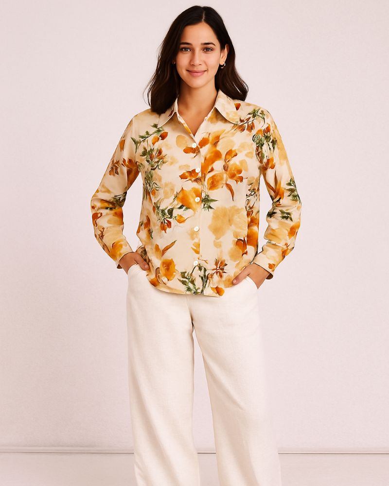 Orchid Floral Shirt