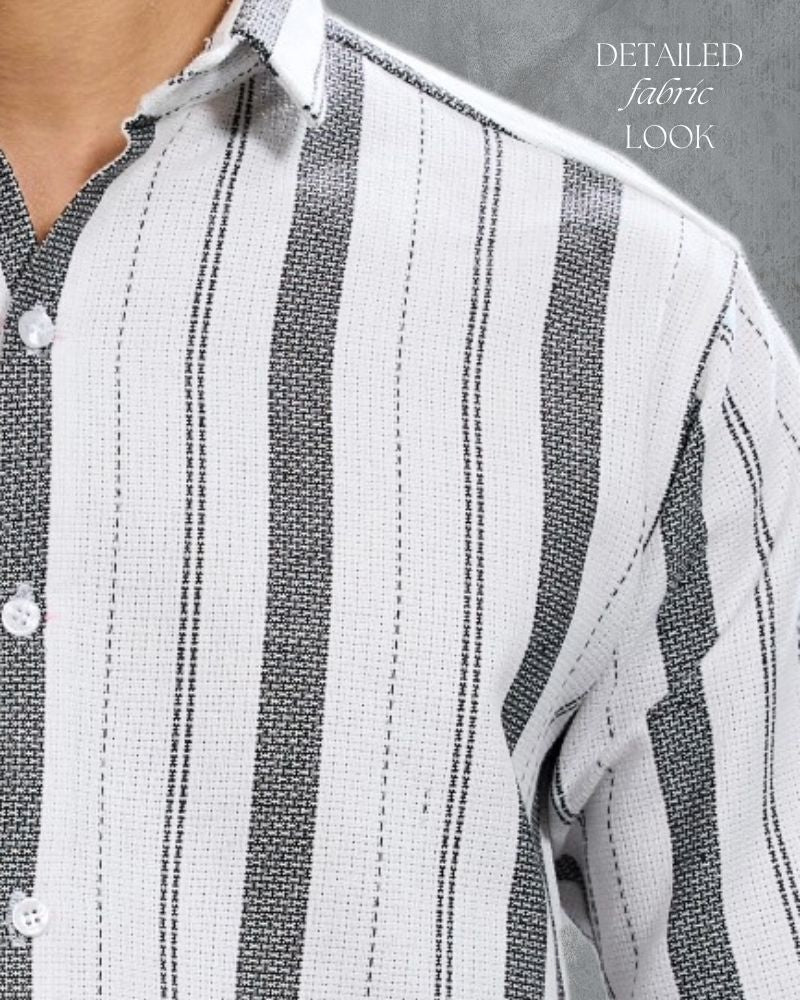 Multi-Stripes B&W Shirt