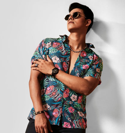 Tropical Jungle Print Shirt