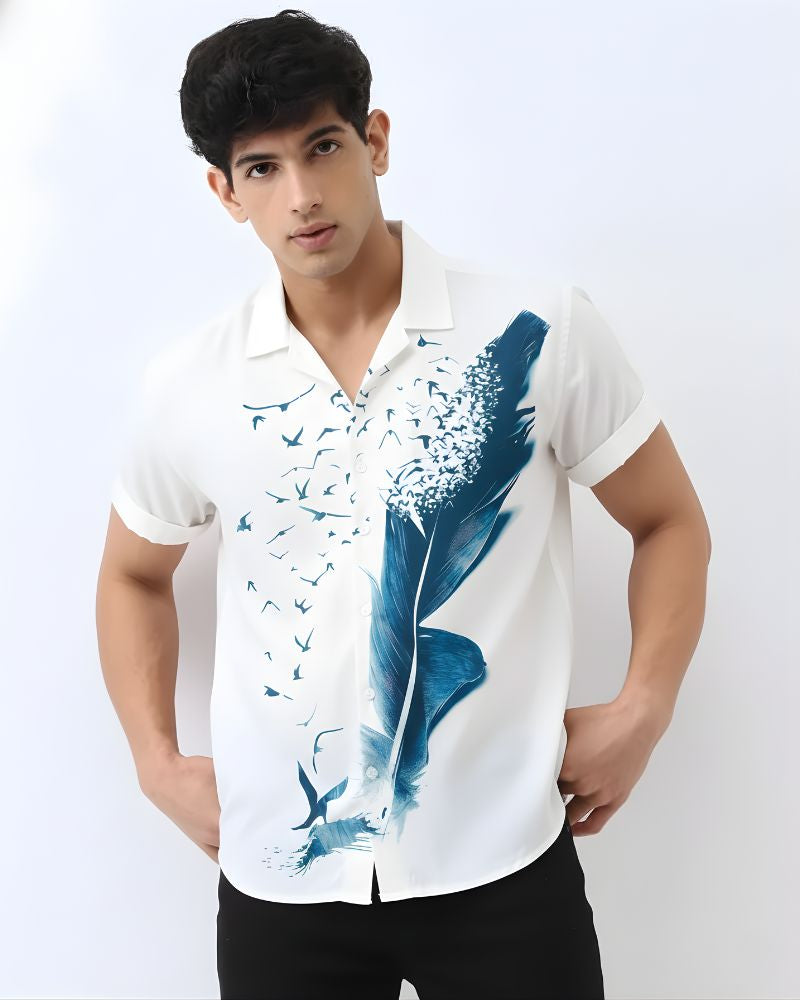 Cinematic Feather Shirt