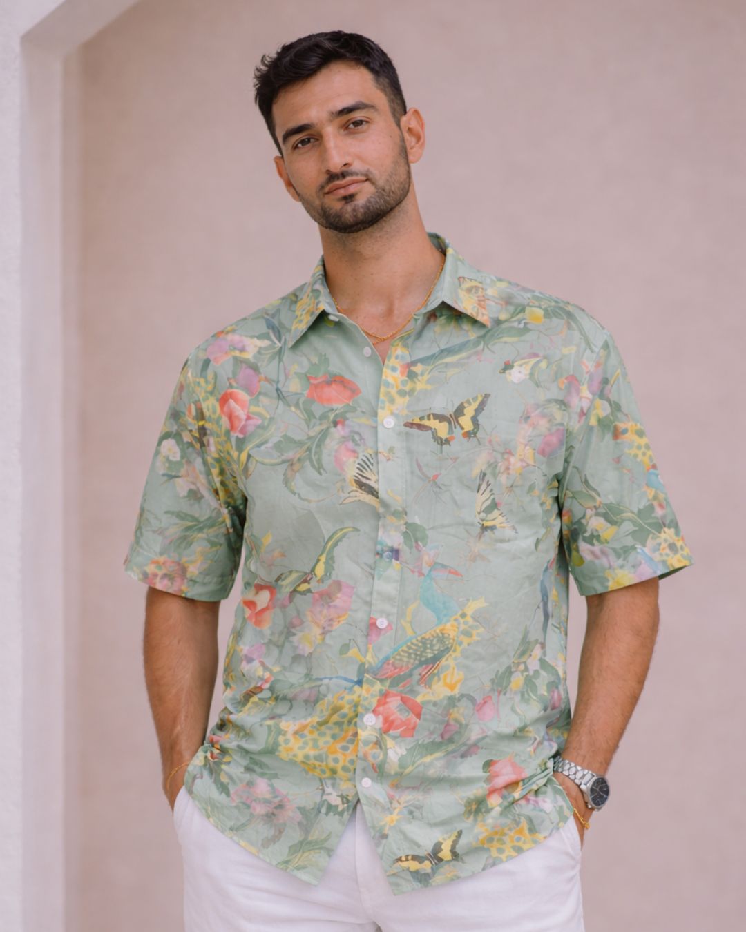 Vintage Garden Couple Shirts