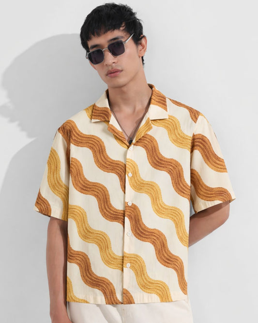 Wavy Boxy Shirt