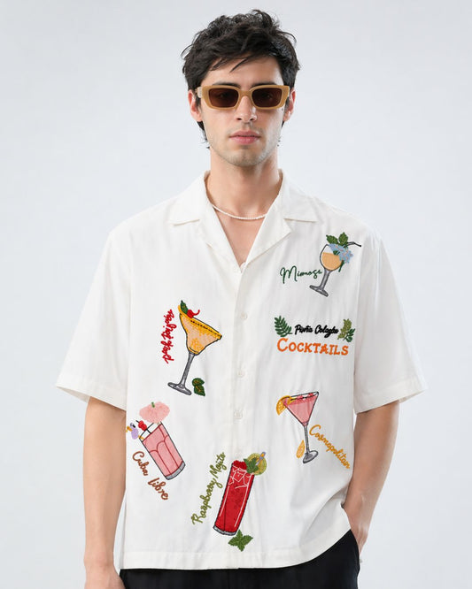 Cocktail Boxy Shirt