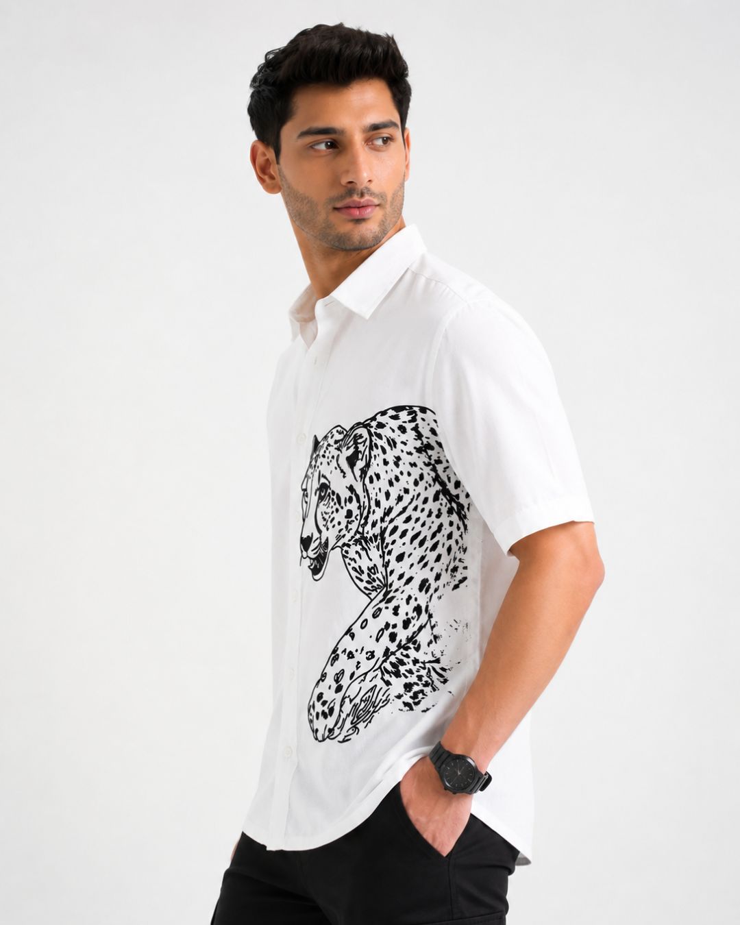 Cheetah B&W Shirt