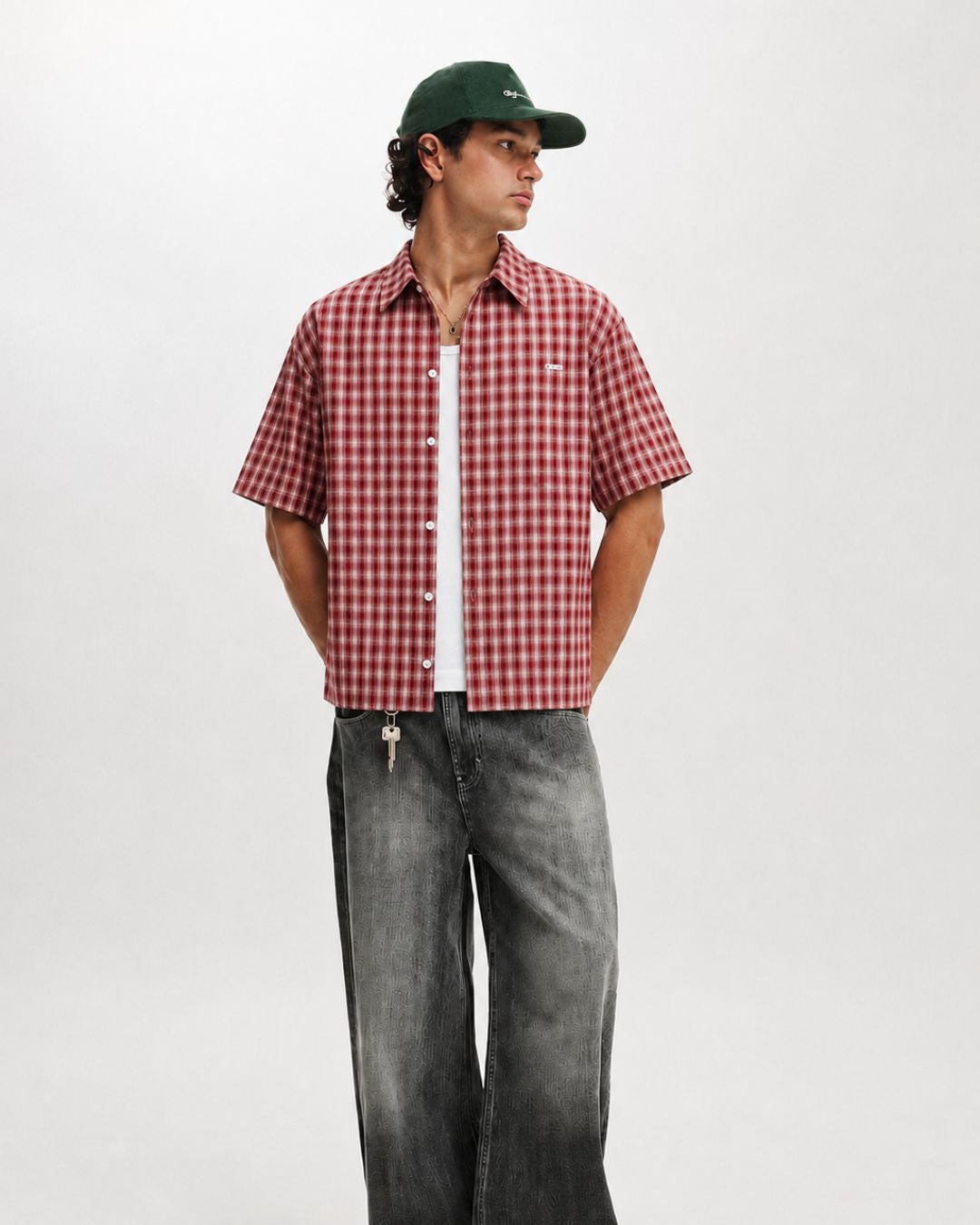 Gingham Boxy Shirt