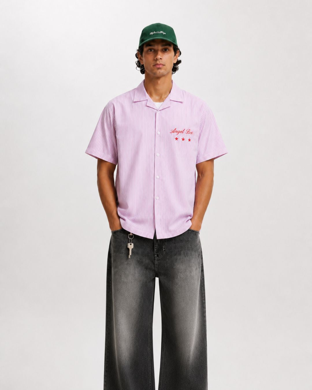 Purple Stripes Boxy Shirt