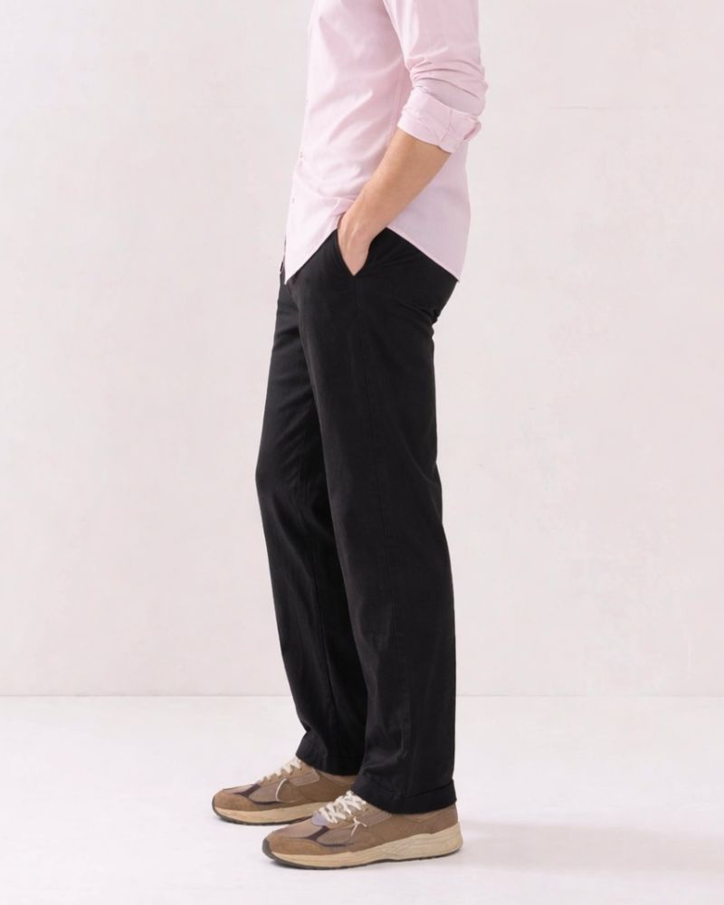 Black Linen Pant