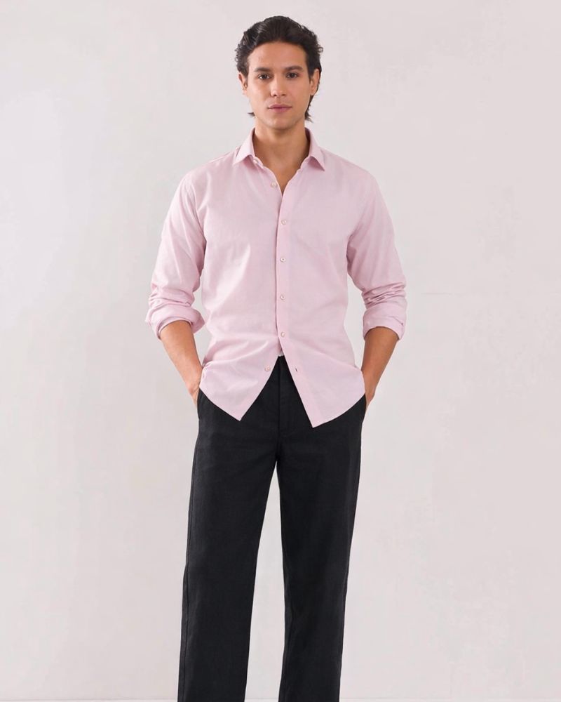 Black Linen Pant