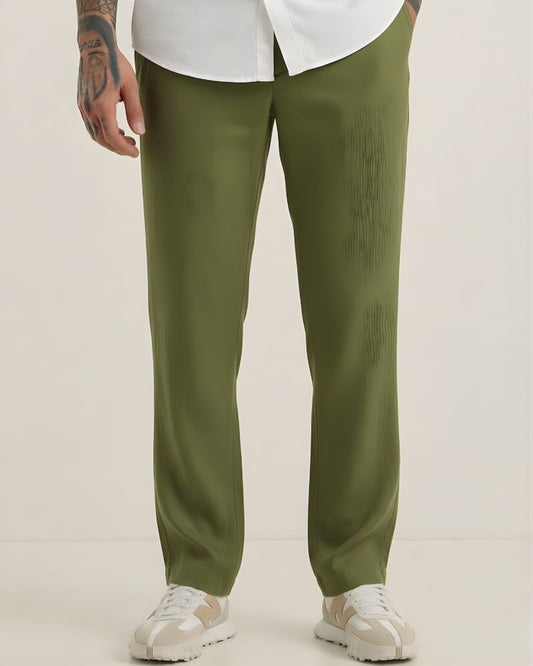 Green Linen Pant