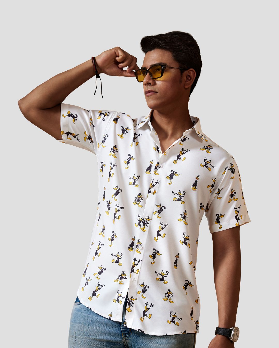 Toons Print White Shirt