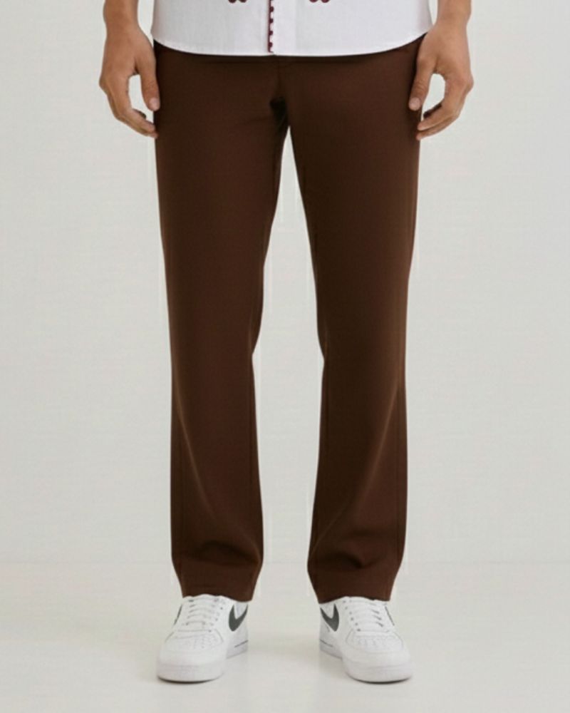 Brown Linen Pant