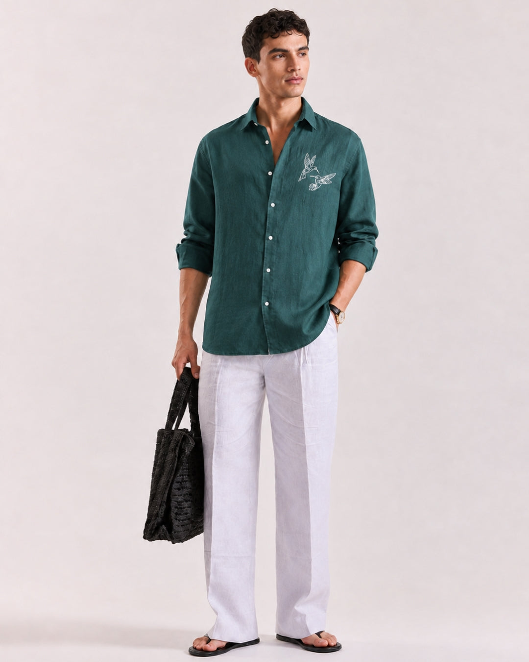 Playful Linen Shirt