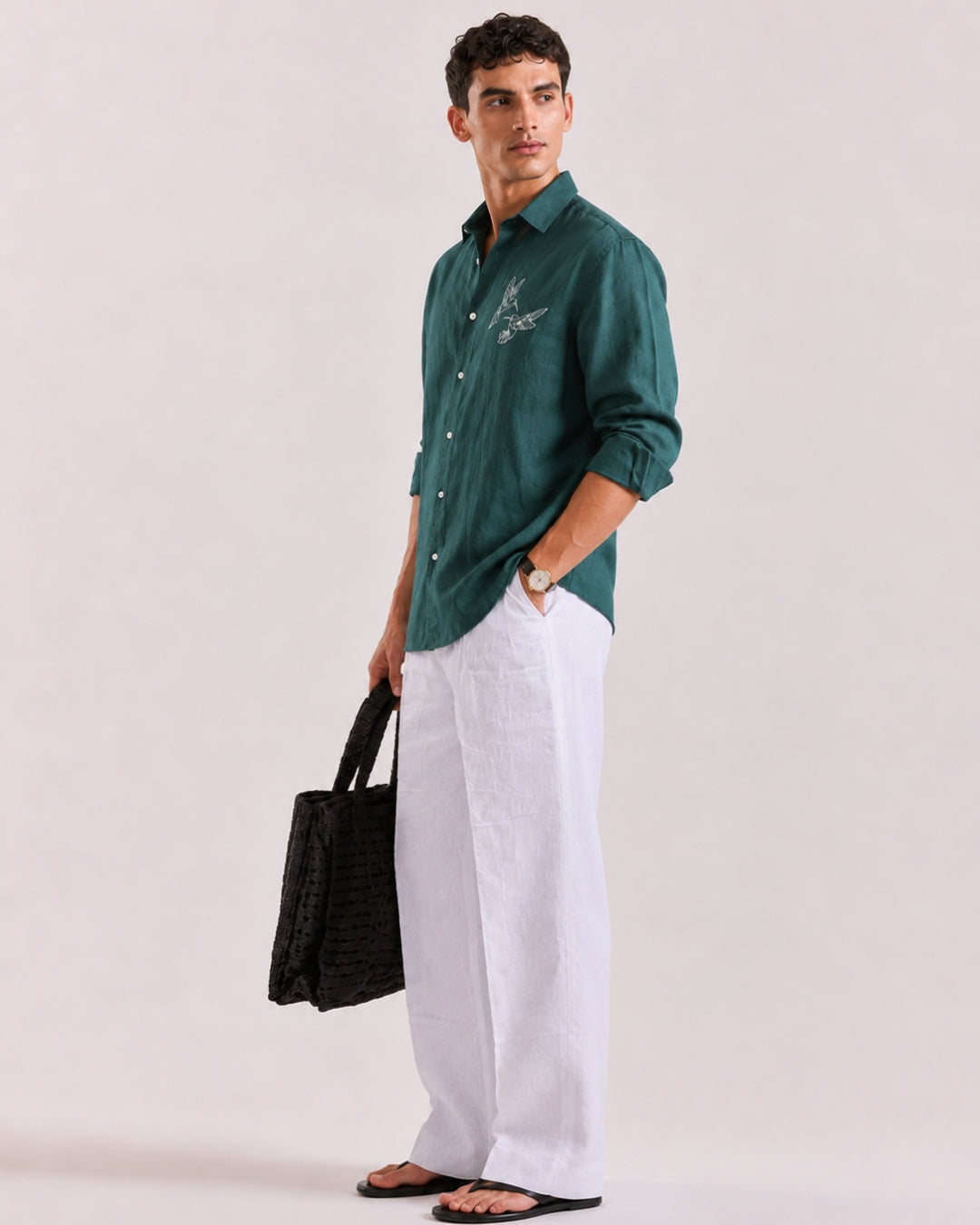 Playful Linen Shirt