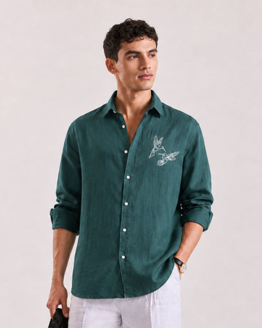 Playful Linen Shirt