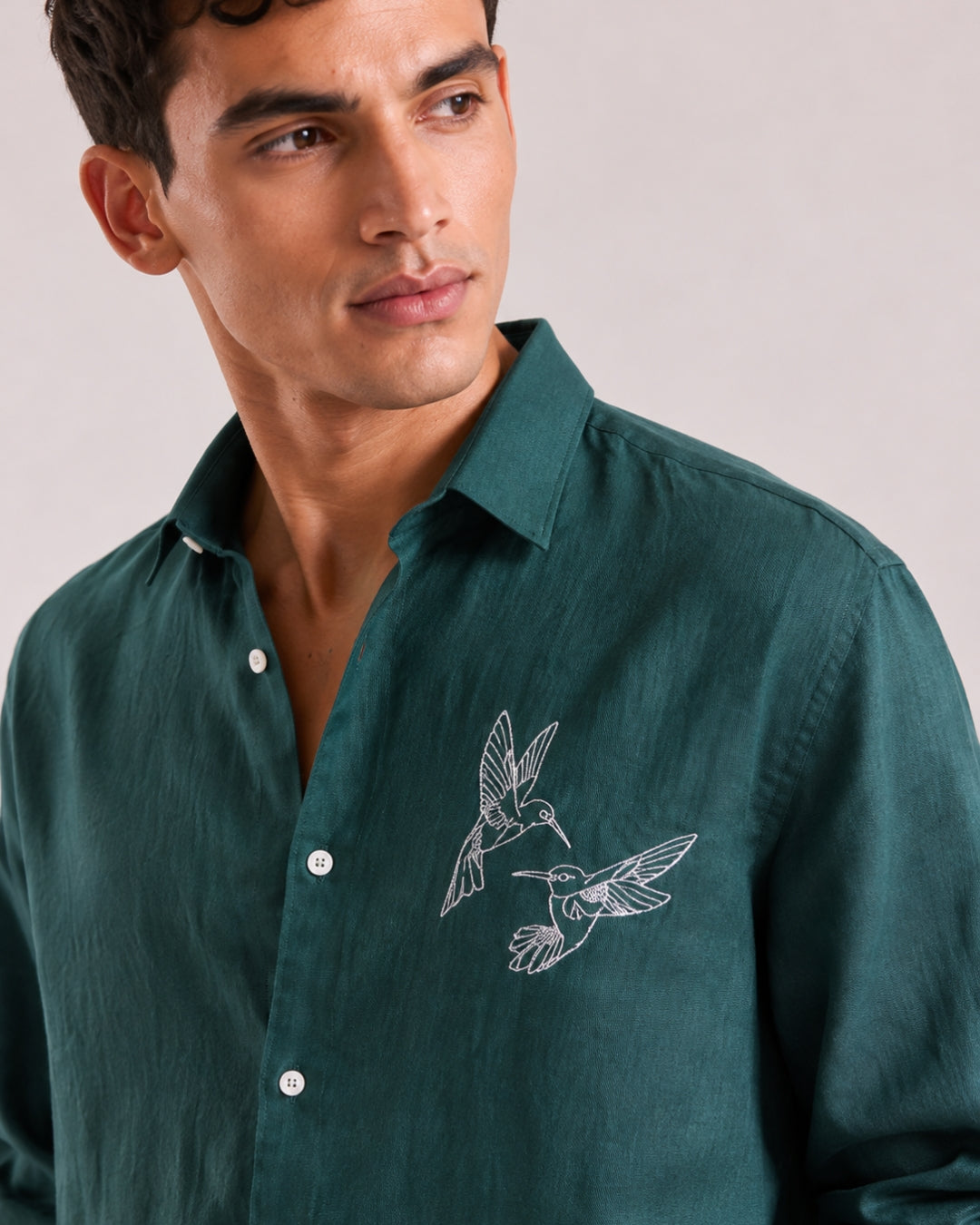 Playful Linen Shirt