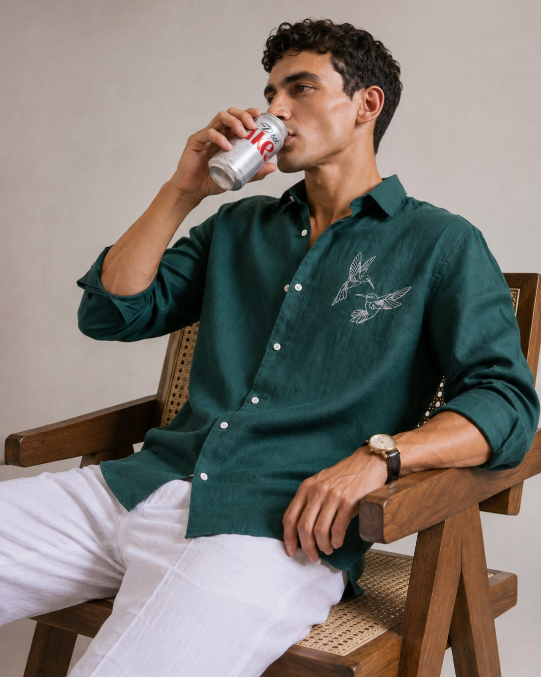 Playful Linen Shirt