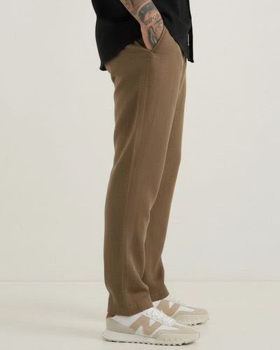 Coffee Linen Pant