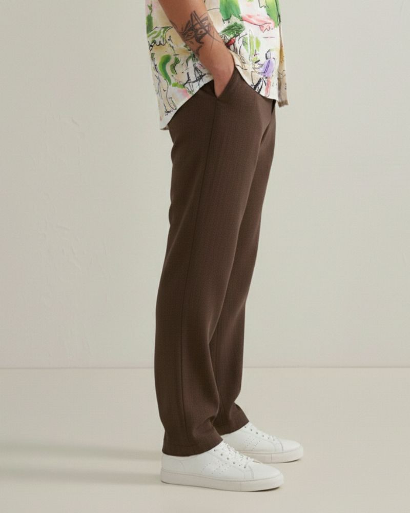 Brown Linen Pant