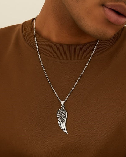 Eagle Wing Pendant With Chain