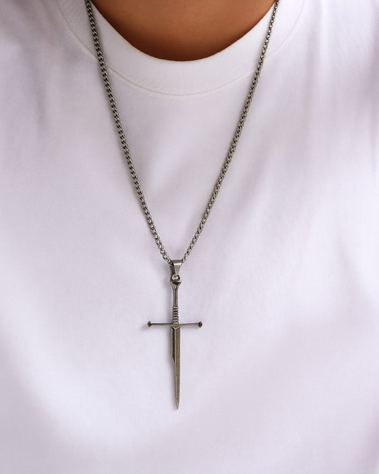 Sword Pendant With Chain