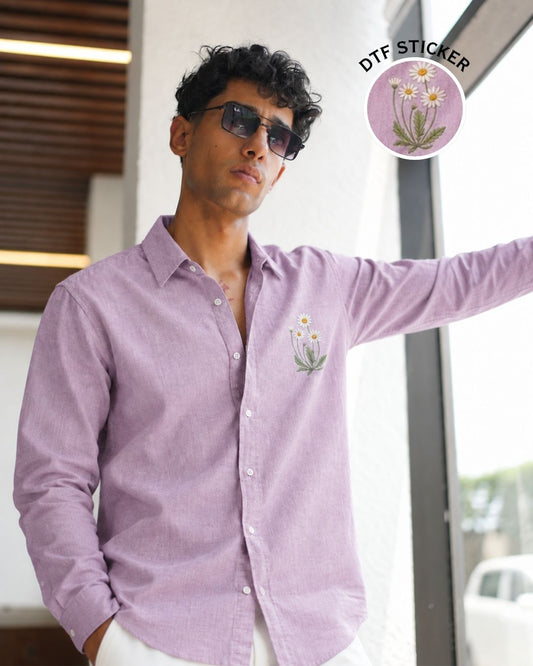 Lavender Linen Shirt