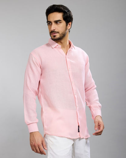 Pink Linen Shirt