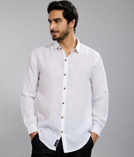 White Linen Shirt