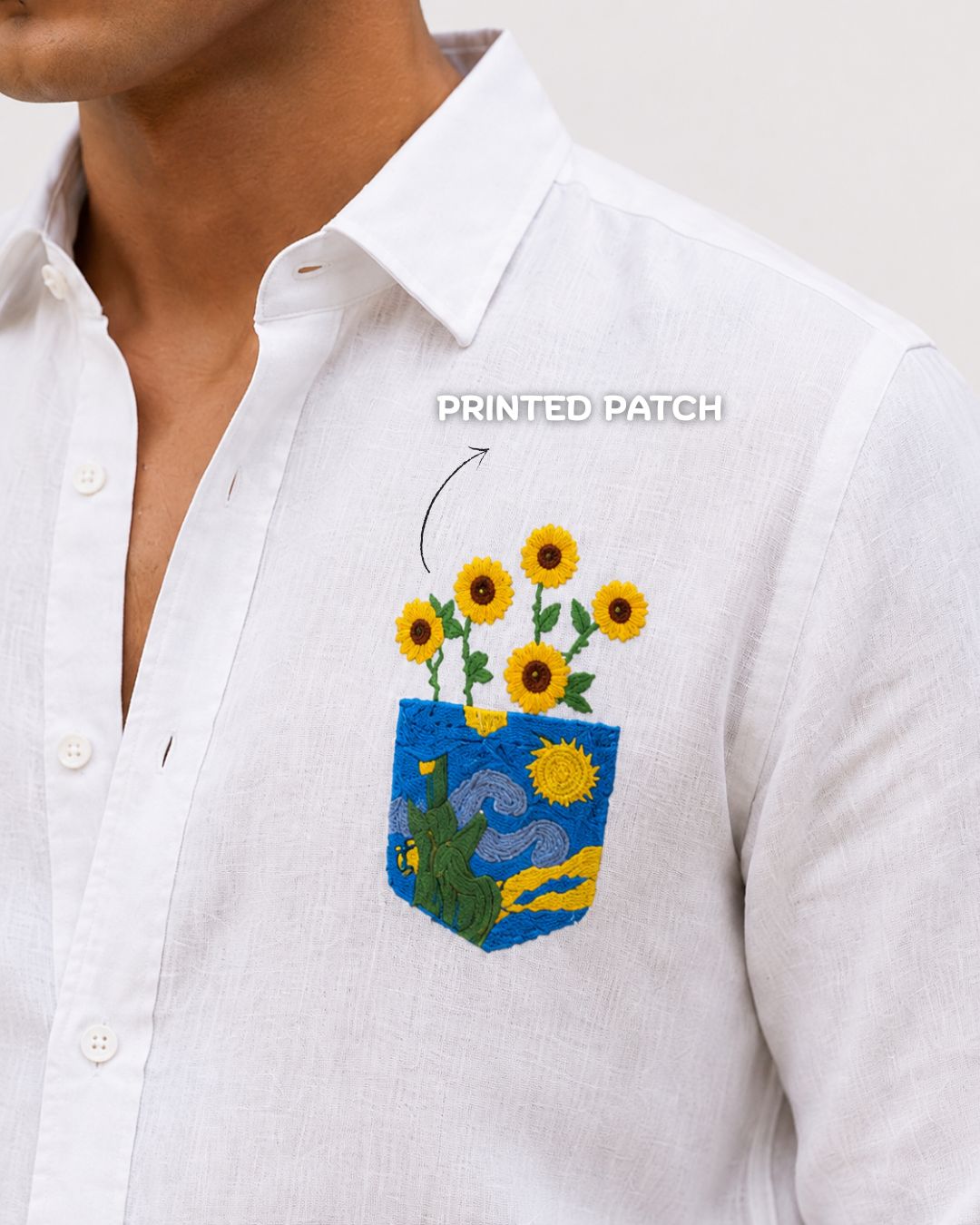 White Beach Linen Shirt