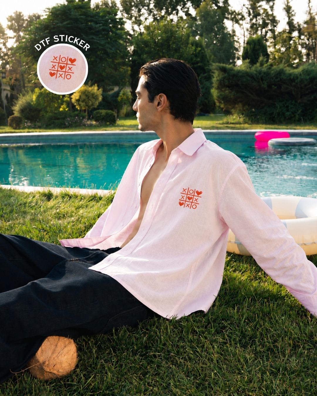 Pink Linen Shirt