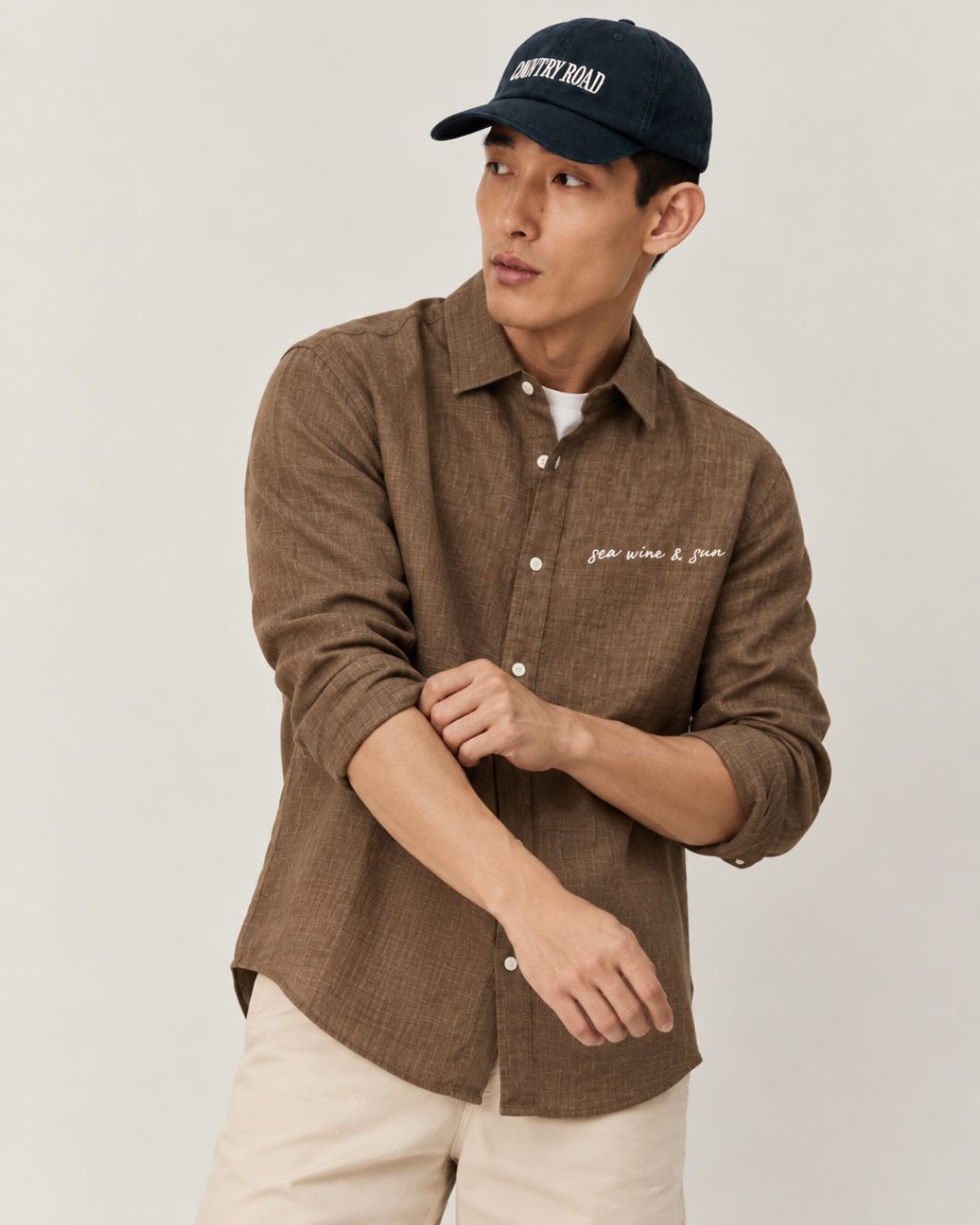Brown Linen Shirt