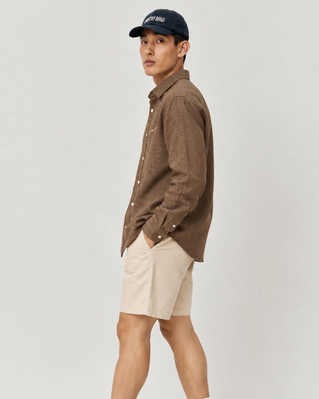 Brown Linen Shirt
