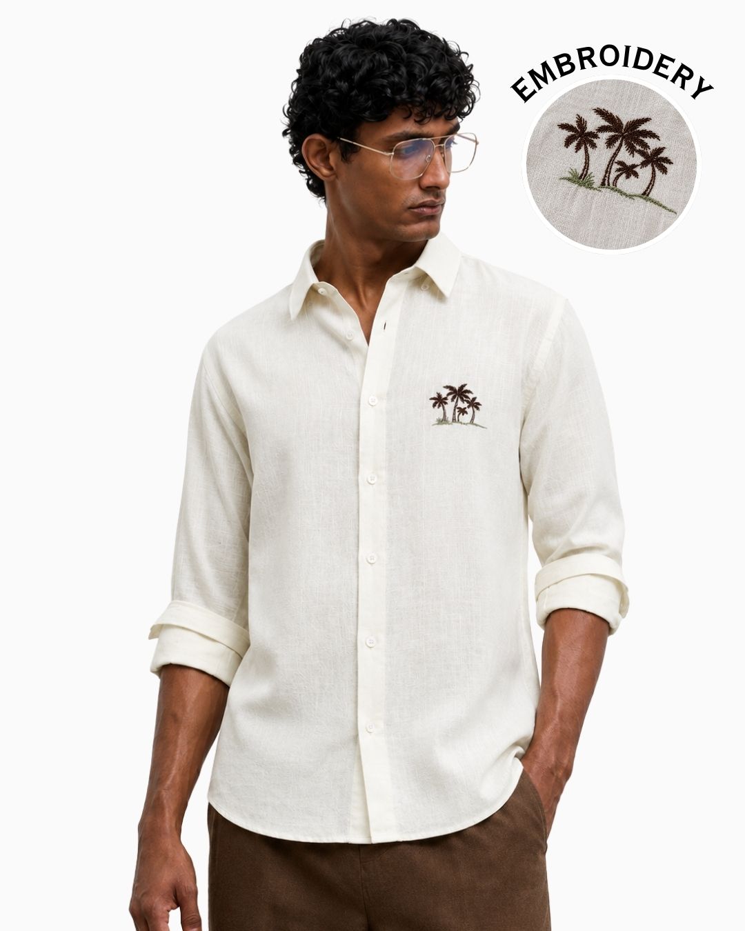 Palmtree Linen Shirt