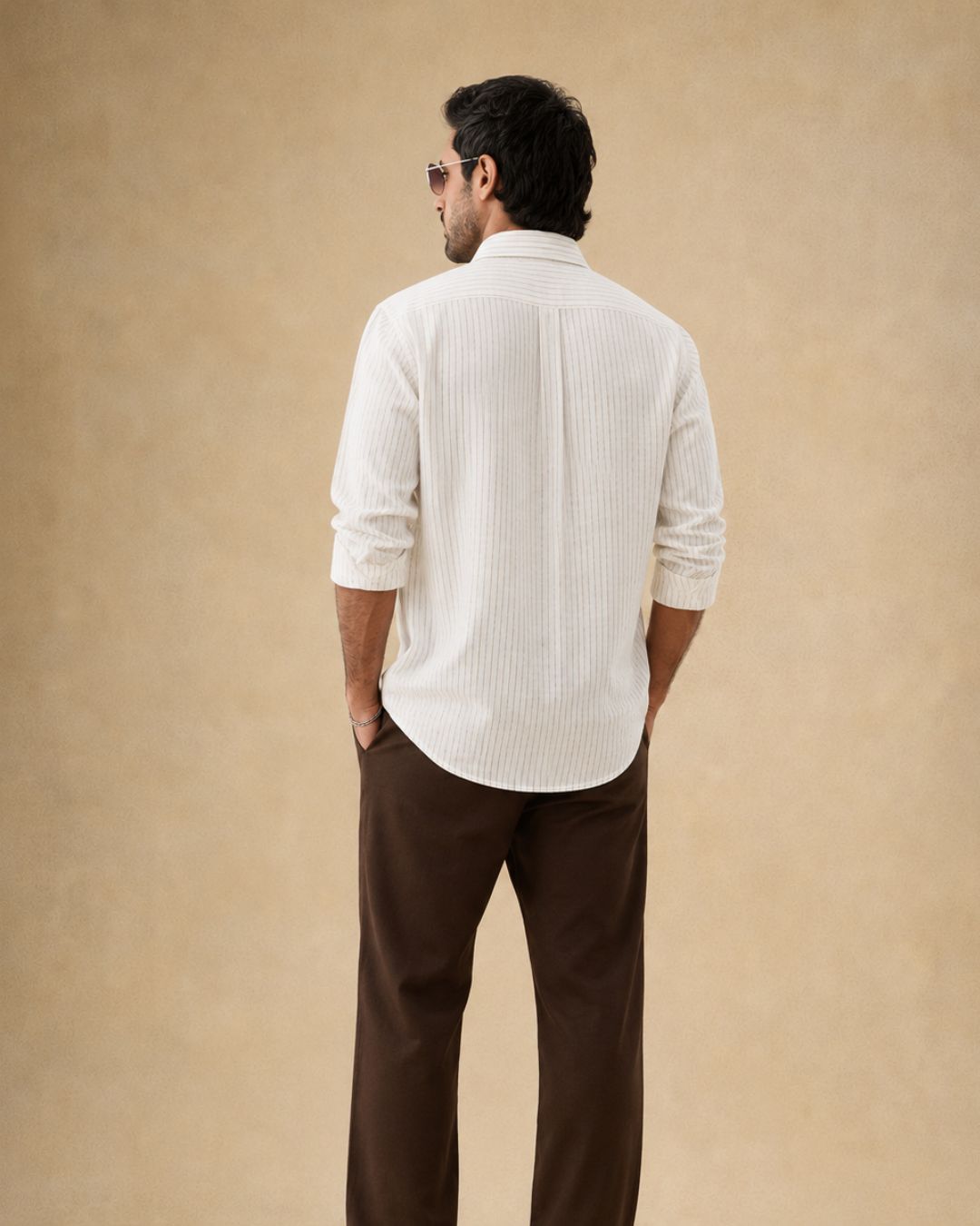 Pencil Stripes Linen Shirt
