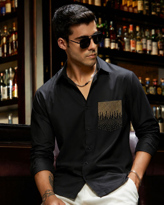 Stonework Black Shirt
