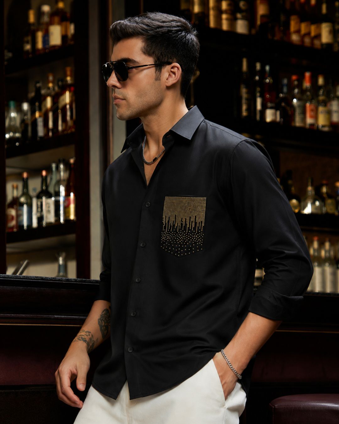 Stonework Black Shirt